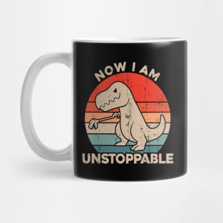 I Am Unstoppable Funny T-rex - Vintage Mug